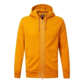 All-zipper Sports Casual HoodedShirts Unisex Orange