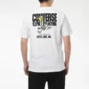 Alphabet Cartoon Printing Sports Short Sleeve White
