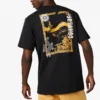 Applique Short-sleeve Tee Men Black
