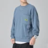 Carpenter Crew Pullover Sweater Asia Sizing “Lakeside Blue”