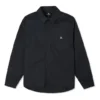 Carpenter Pocket Button Down Long Sleeve Shirt Asia Sizing “Black”