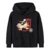 Cartoon Letter Printed Hoodie Asia Sizing “Black White Red”