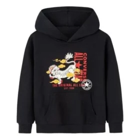 Cartoon Letter Printed Hoodie Asia Sizing “Black White Red”