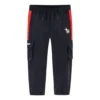 Casual Long Pants Asia Sizing “Black Red”
