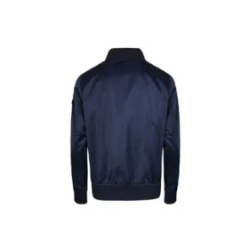Casual Sports Stand Collar Baseball Jacket Asia Sizing “Navy”