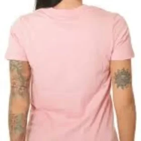 Center Front Logo T-Shirt Asia Sizing “Pink White”