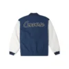 Chain Stitch Woven Jacket Asia Sizing “Blue White”