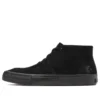 Chevron & Star Chukka Skateboarding Shoes “Black”
