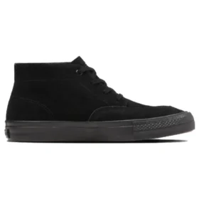 Chevron & Star Chukka Skateboarding Shoes “Black”