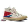 Chuck 70 “Egret Red Blue”