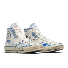 Chuck 70 High “ADER ERROR”s – White Imperial Blue”