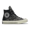 Chuck 70 High “Archival Glitter Flame – Black Egret”