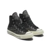 Chuck 70 High “Archival Glitter Flame – Black Egret”