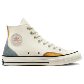 Chuck 70 High “Cream Yellow Blue”