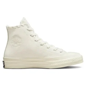 Chuck 70 High “Embroidered Floral – Egret”