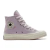 Chuck 70 High “Embroidered Floral Print – Pale Amethyst”