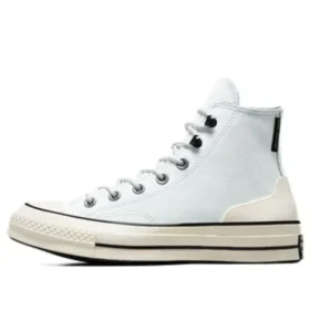 Chuck 70 High Leather “White Beige”