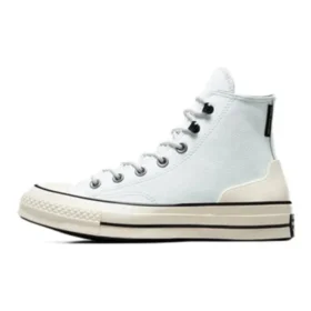 Chuck 70 High Leather “White Beige”