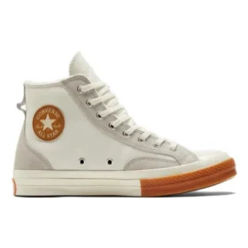 Chuck 70 High “Lined Colorblock – Vintage White Gum”