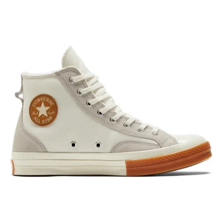 Chuck 70 High “Lined Colorblock – Vintage White Gum”