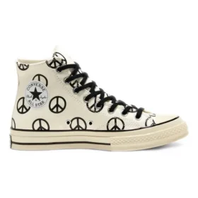 Chuck 70 High “Unleash Peace – Egret Black”