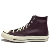 Chuck 70 Leather High “Colorblock – Black Currant”