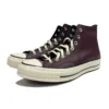 Chuck 70 Leather High “Colorblock – Black Currant”