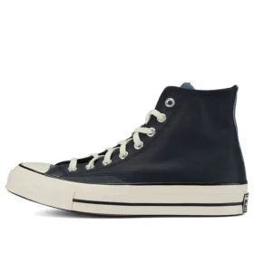 Chuck 70 Leather High “Colorblock – Obsidian Blue”
