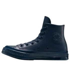 Chuck 70 Leather High Top “Obsidian”
