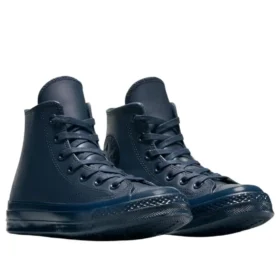 Chuck 70 Leather High Top “Obsidian”