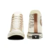 Chuck 70 Leather Overlay High “Egret Champagne Tan”