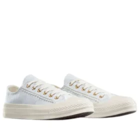 Chuck 70 Low Lace Trim “Egret Barely Grey”