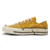 Chuck 70 Low “Paint Splatter – Sunflower Gold”
