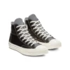 Chuck 70 Mixed Material Hi “Black Egret”