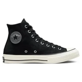 Chuck 70 Suede High “Black White”