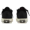 Chuck 70 Zip Low “Embossed Suede – Black Egret”