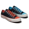 Chuck Taylor All Star 1970s Black “Blue Orange”