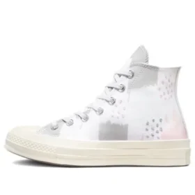 Chuck Taylor All Star 1970s High Top “White Gray Pink”