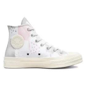 Chuck Taylor All Star 1970s High Top “White Gray Pink”