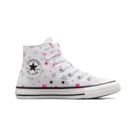 Chuck Taylor All Star 1V High Top “White Pink Silver”