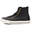 Chuck Taylor All Star “Black Leather Gold”