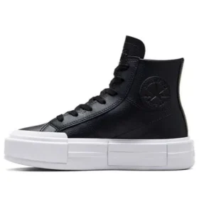 Chuck Taylor All Star Cruise Hi platform trainers “Leather Black”