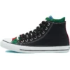 Chuck Taylor All Star Double Upper High “Black Multi”