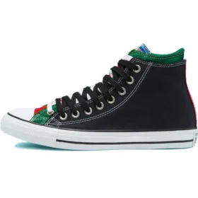 Chuck Taylor All Star Double Upper High “Black Multi”