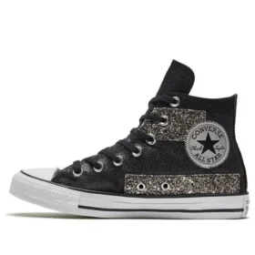 Chuck Taylor All Star High “Black Glitter”