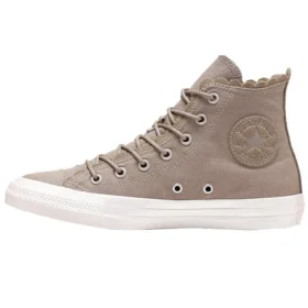 Chuck Taylor All Star High “Frilly Thrills – Sepia Stone”
