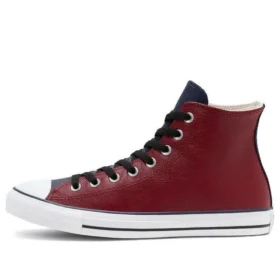 Chuck Taylor All Star High “Seasonal Colorblock – Team Red Obsidian”