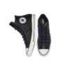 Chuck Taylor All Star High Tumbled Leather “Black Hyper Royal”