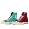 Chuck Taylor All Star J Hi “Maroon Dark Navy Mint”