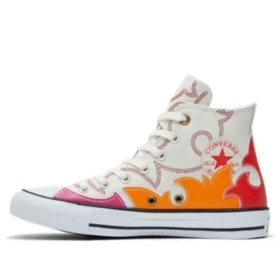 Chuck Taylor All Star LE High Egret Red Orange “White Red”